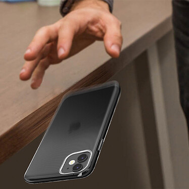 Avizar Coque Apple iPhone 12 Mini Protection Silicone Souple Ultra-Fin Transparent pas cher