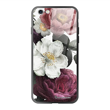 LaCoqueFrançaise Coque iPhone 6/6S Coque Soft Touch Glossy Fleurs roses Design