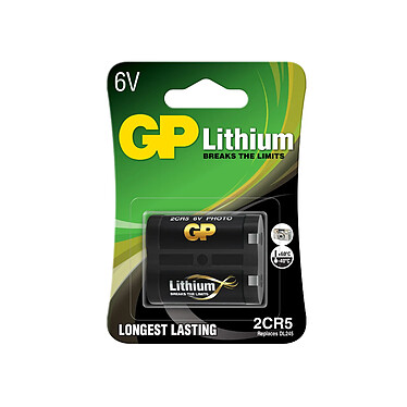 GP Batteries - Pack de 1 pile lithum 2CR5