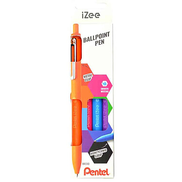 PENTEL Stylo à bille rétractable iZee, étui de 4, TREND