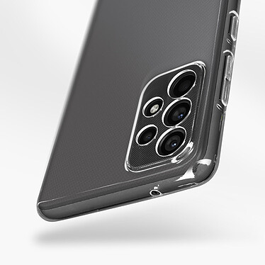 Avis Avizar Coque pour Samsung Galaxy A73 Silicone Souple et Film Verre Trempé 9H  transparent