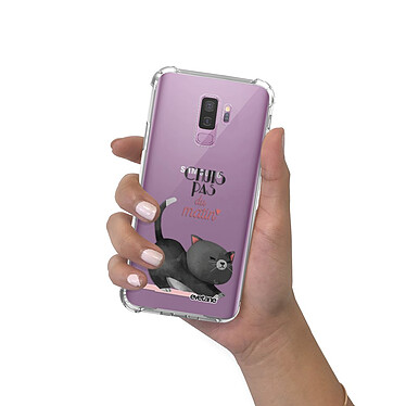 Evetane Coque Samsung Galaxy S9 Plus anti-choc souple angles renforcés transparente Motif Chuis pas du matin pas cher
