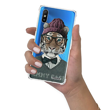 Evetane Coque Xiaomi Redmi 9A anti-choc souple angles renforcés transparente Motif Tigre Fashion pas cher