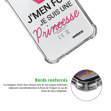 Acheter Evetane Coque iPhone 7/8/ iPhone SE 2020 anti-choc souple angles renforcés transparente Motif Je suis une princesse