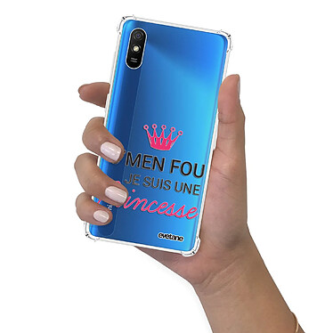 Evetane Coque Xiaomi Redmi 9A anti-choc souple angles renforcés transparente Motif Je suis une princesse pas cher