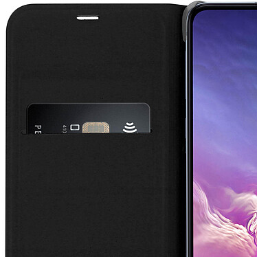 Avizar Housse Samsung Galaxy S10e Étui Porte-carte Coque Rigide Antichocs - noir pas cher