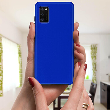 Acheter Avizar Coque Samsung Galaxy A41 Protection Arrière Rigide + Avant Souple Bleu