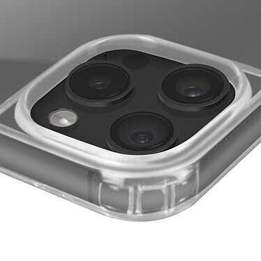 Avizar Coque Lanière pour iPhone 15 Pro Max Rigide Bumper  Transparent pas cher