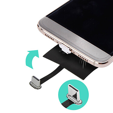 Avizar Nappe kit de transformation Charge sans fil / Induction pour Smartphone - USB-C pas cher