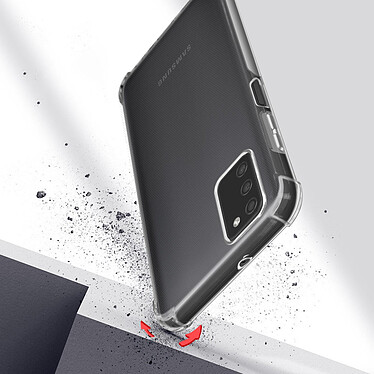 Avizar Pack Protection Samsung Galaxy A03s Coque Souple et Verre Trempé Transparent pas cher