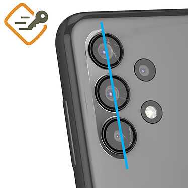 Avizar Film Caméra pour Samsung Galaxy A13 Verre Trempé 9H Anti-traces  Transparent pas cher