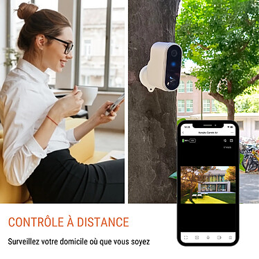 Avis Camini Air 2 Solar - Caméra Wi-Fi d’extérieur sans fil avec panneau solaire