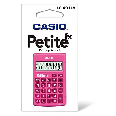 Avis CASIO Petite FX Calculatrice Scolaire 8 chiffres Rose LC-401LV-PK