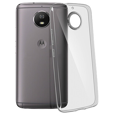 Avizar Pack Protection Motorola Moto G5S Coque transparente + film verre trempé pas cher