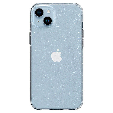 Spigen SGP Coque pour iPhone 14 Plus Silicone gel Pailleté  Liquid Crystal Glitter Transparent