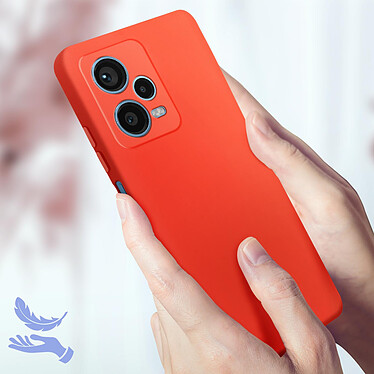 Acheter Avizar Coque pour Xiaomi Redmi Note 12 Pro Silicone Semi-rigide Finition Douce au Toucher Fine  Rouge