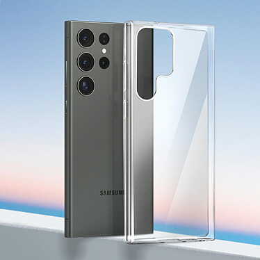 Avizar Coque pour Samsung Galaxy S23 Ultra Silicone Gel Souple Flexible Ultra-fine  Transparent pas cher