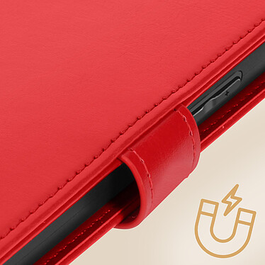 Avizar Étui pour Xiaomi Redmi Note 13 Pro 5GPorte-carte Support Vidéo  Rouge pas cher
