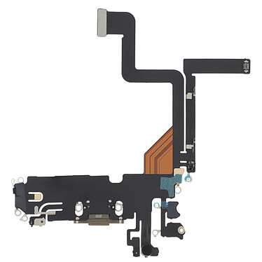 Avis Clappio Connecteur de Charge pour iPhone 14 Pro, Port Lightning + Microphone Dorée