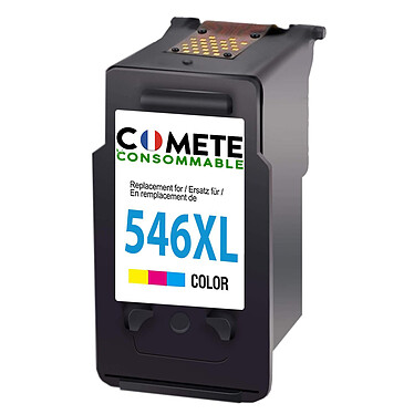 COMETE - 1 Cartouche d'encre Compatibles avec Canon CL-546 XL 546XL -  1 Couleur - Marque française