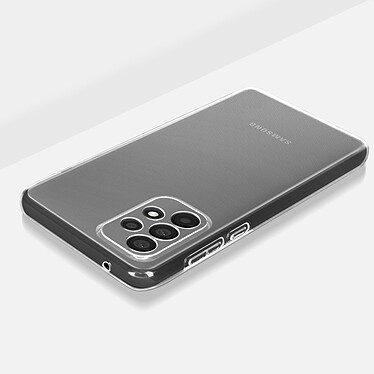 Avizar Coque Samsung Galaxy A33 5G Silicone Souple Film Verre Trempé 9H Transparent pas cher