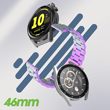 Avis Avizar Bracelet pour Huawei Watch GT Runner / Watch GT 3 46mm Maille Prismatique
