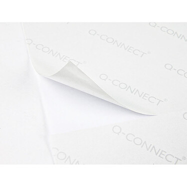 Acheter Q-CONNECT Boîte de 2400 Étiquette adhésive 70x35mm Jet d'encre Laser Copieur Blanc