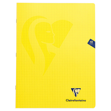 CLAIREFONTAINE Pack 10 Cahiers MIMESYS Piqué Polypro 24 x 32 cm 48 pages 90g Q.5x5