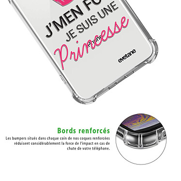 Acheter Evetane Coque iPhone X/Xs anti-choc souple angles renforcés transparente Motif Je suis une princesse