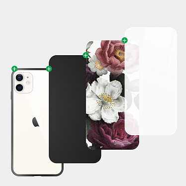 Avis LaCoqueFrançaise Coque iPhone 12 Mini Coque Soft Touch Glossy Fleurs roses Design