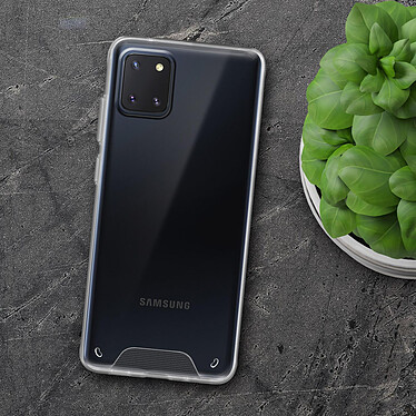 Avizar Coque Samsung Galaxy Note 10 Lite Antichoc Bumper Collection Cristal Transparent pas cher
