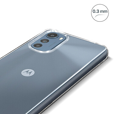 Avis Avizar Coque pour Motorola Moto E32 Silicone Gel Souple Flexible Ultra-fine 0.3mm  Transparent