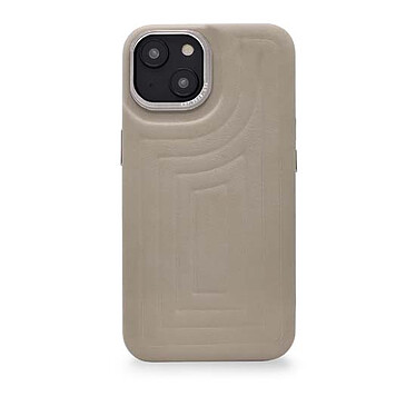Decoded Coque Compatible avec le MagSafe en cuir pour iPhone 14 Plus Beige