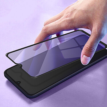 Avizar Protège écran pour Samsung Galaxy A15 5G Anti-lumière Bleue Noir pas cher