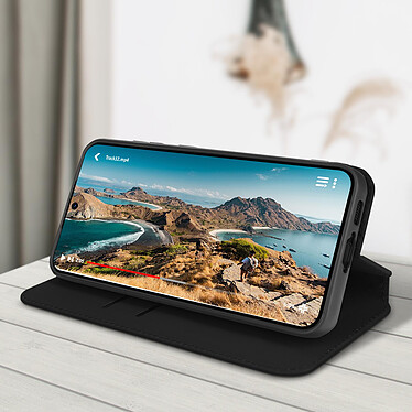 Acheter Avizar Étui pour Samsung Galaxy S23 FE Porte-carte Support Vidéo Clapet Magnétique  Noir