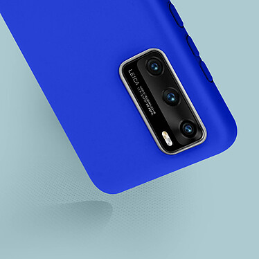 Avis Avizar Coque Huawei P40 Silicone Semi-rigide Finition Soft Touch Bleu