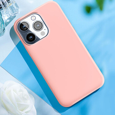 Avis Moxie Coque pour iPhone 15 Pro Max Semi-rigide Intérieur Microfibre Rose Champagne