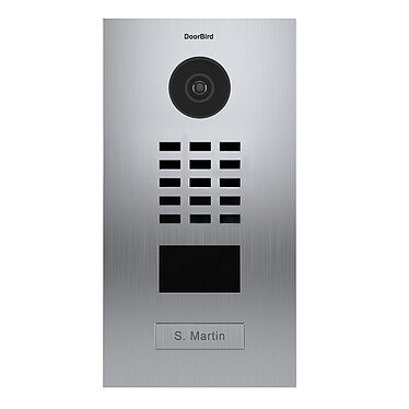 Doorbird - Portier vidéo IP avec lecteur de badge RFID encastrable - D2101V EAU SALEE Inox