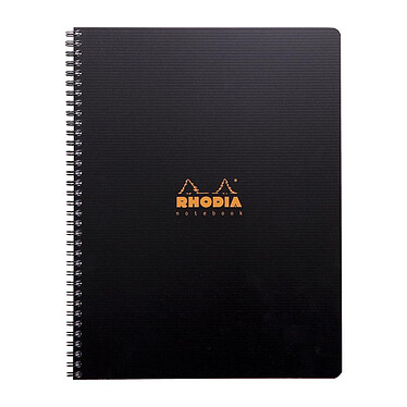 RHODIA Notebook RHODIACTIVE 90g RI A4+ 160p 5x5C mcrprf. + 9tr, règle PP + 6 m-p repositionnables