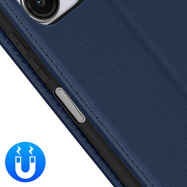 Acheter Avizar Étui pour Xiaomi Redmi 12 Porte-carte Support Vidéo Clapet Magnétique  Bleu Nuit