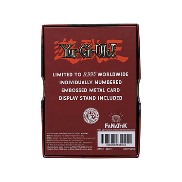 Avis Yu-Gi-Oh - ! - Réplique Card Red Eyes B. Dragon Limited Edition