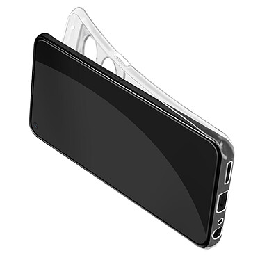 Acheter Avizar Coque pour Realme 9i , Oppo A76 et A96 Silicone Souple et Film Verre Trempé 9H Noir/Transparent