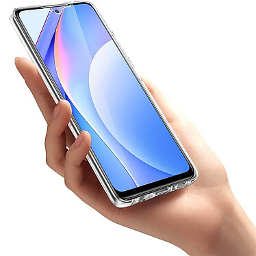 Evetane Coque Samsung Galaxy A12 360° intégrale Protection avant et arrière silicone transparente Motif pas cher