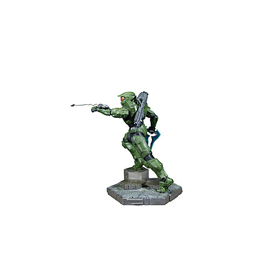 Avis Halo Infinite - Statuette Master Chief & Grappleshot 26 cm