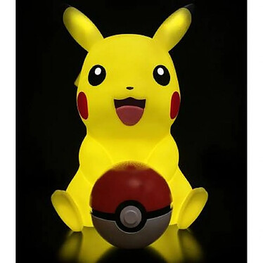 Avis Pokémon - Haut-parleur Bluetooth avec fonction lumineuse Pikachu 30 cm