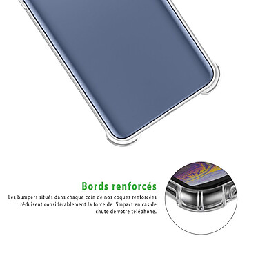 Evetane Coque Samsung Galaxy S9 Antichocs Silicone + 2 Vitres en Verre Trempé Protection écran pas cher