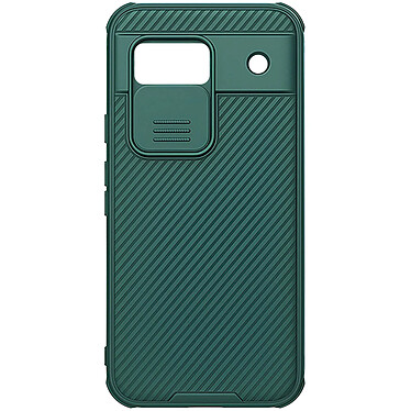 Nillkin Coque pour Google Pixel 8a Antichoc Cache Caméra coulissant Vert Foncé