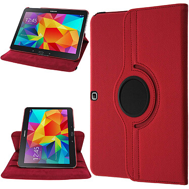 Avizar Housse Samsung Galaxy Tab 4 10.0 T530 rotative 360° avec fontion support - Rouge
