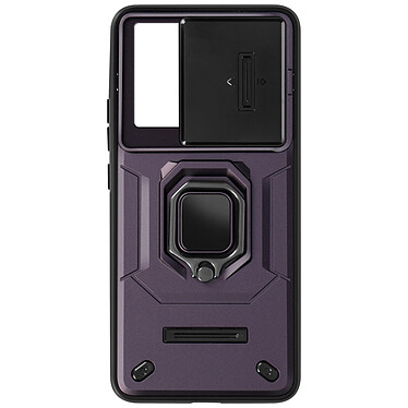 Avizar Coque pour Xiaomi 13T et 13T Pro Bague Support Cache Caméra Coulissant  Violet