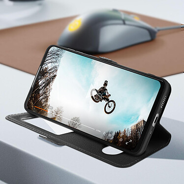 Acheter Avizar Étui pour Samsung Galaxy A33 5G Double Fenêtre Support Vidéo  Noir